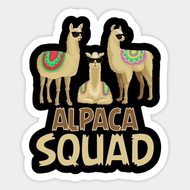 Funny Alpaca For Alpaca Squad Sticker by Dunnhlpp